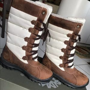 TIMBERLAND WOMEN MT. HAYES TALL WATERPROOF BOOTS.